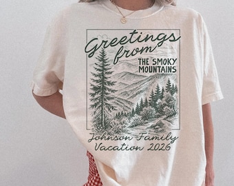 Custom Mountain Family Vacation Shirts, Personalized Family Cabin Vacation Shirts, Mountain Trip, Friends Vacation