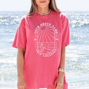 Personalized Family Vacation Shirts, Matching Group Shirts, Custom Family Matching, Beach Vacation, Friends Vacation, Family Travel Shirt