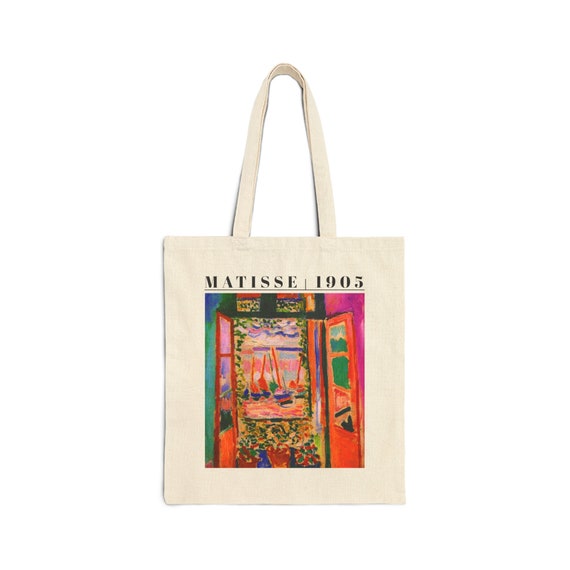 Henri Matisse & Picasso トートバッグ Henri Matisse Tote Bag, Classic Art Gift, Vintage Floral