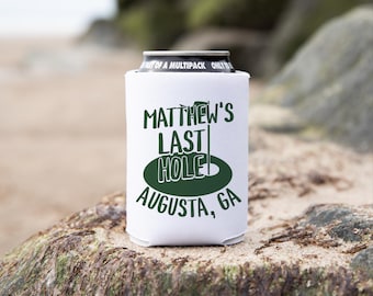 Personalized Golf Bachelor Party Can Cooler, Custom Bachelor Party Favor, Groomsman Gift, Boys Trip Can Coolers, Birthday Trip