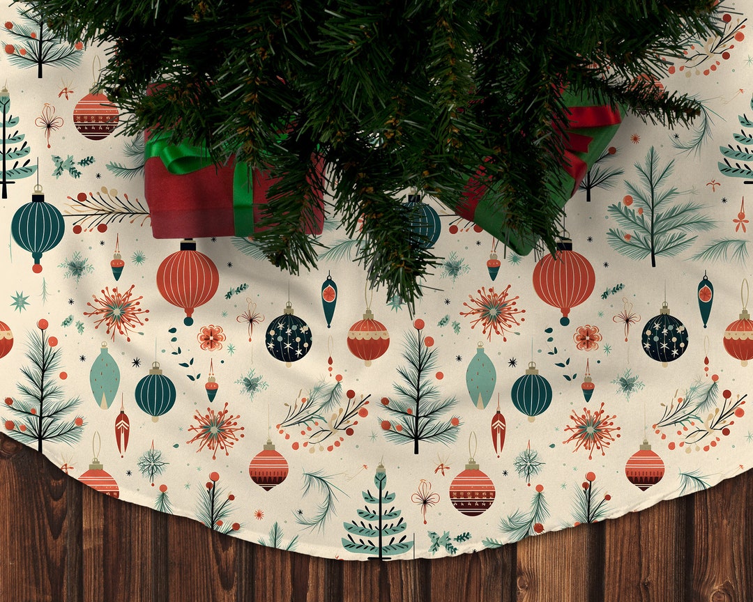 Vintage Christmas Tree Skirts, Christmas Tree Decor, Christmas Tree