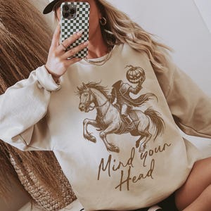 Sleepy Hollow Sweatshirt, Headless Horseman, Dark Academia, Booktok Merch, Halloween Sweatshirt, Ichabod Crane, Spooky Shirt, Literature