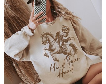 Sleepy Hollow Sweatshirt: Headless Horseman Dark Academia Crewneck