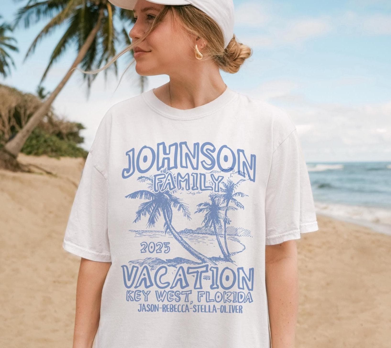 Personalized Family Vacation Shirts, Matching Group Shirts, Custom Family Matching, Beach Vacation, Friends Vacation, Family Travel Shirt