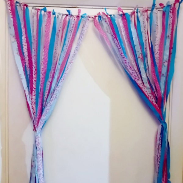 Rideaux de porte/mouches en tissu scrappy