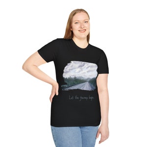 Let the Journey Begin, this Unisex Softstyle T-Shirt is comfortable and great gift for anyone, Travel
