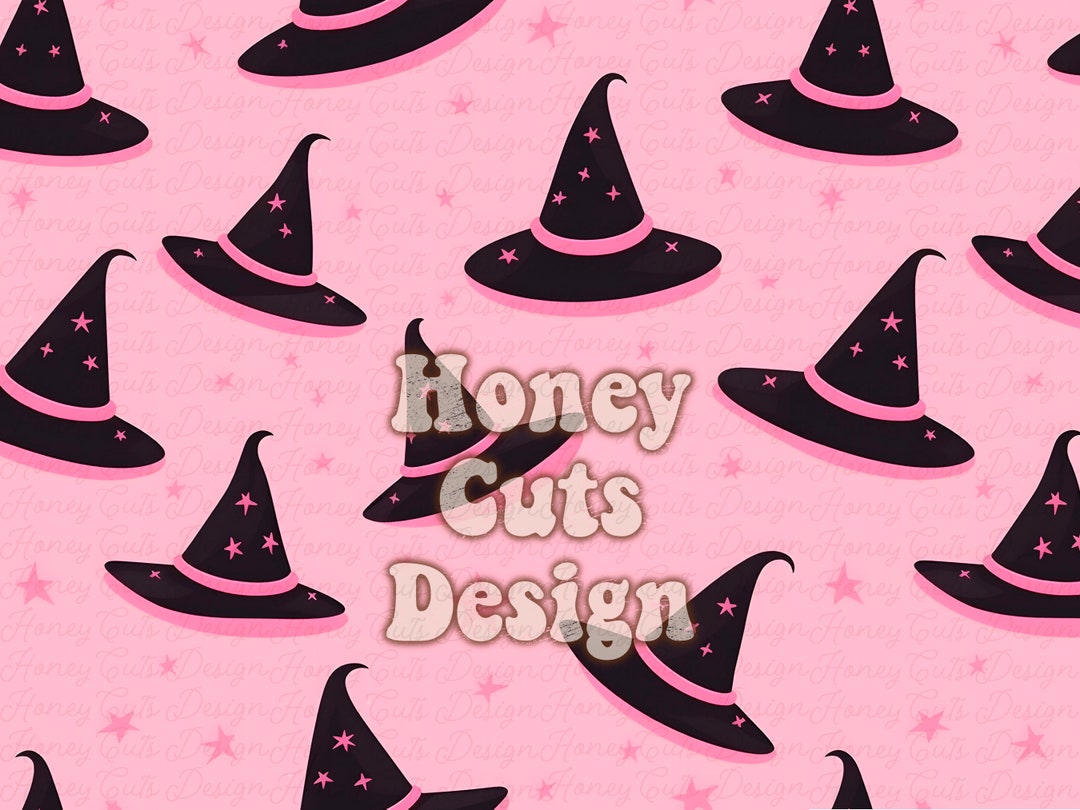 Halloween Seamless Pattern, Witch Hats Digital Seamless Commercial Use ...