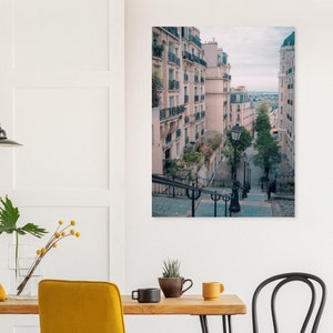 Paris Print, Montmartre Print, Neutral Wall Decor, Travel Print, 8x10 Travel Photography, Living Room Decor, Home Decor