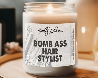 Hair Stylist Gift, Hair Dresser Gift Gift for Hair dresser, Gift for Hair stylist, Funny candle for Hair dresser, Hair Stylist gifts