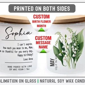 Custom Beeswax Candles, 100% Pure Organic Beeswax & Pure Essential Oils, Non-Toxic, Sustainable, Clean Burning Natural Cotton Wick Candles