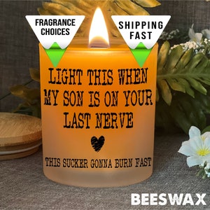 Beeswax Candles, 100% Pure Organic Beeswax, Non-Toxic, Sustainable & Clean Burning, Natural Wood and Cotton Wick Candles, Bachelorette Gift