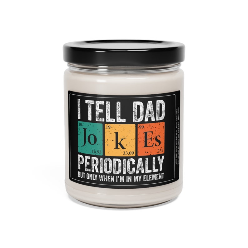 Funny Candle for Men, Awesome Dad Jokes, Fathers Dad Gift, Gifts From