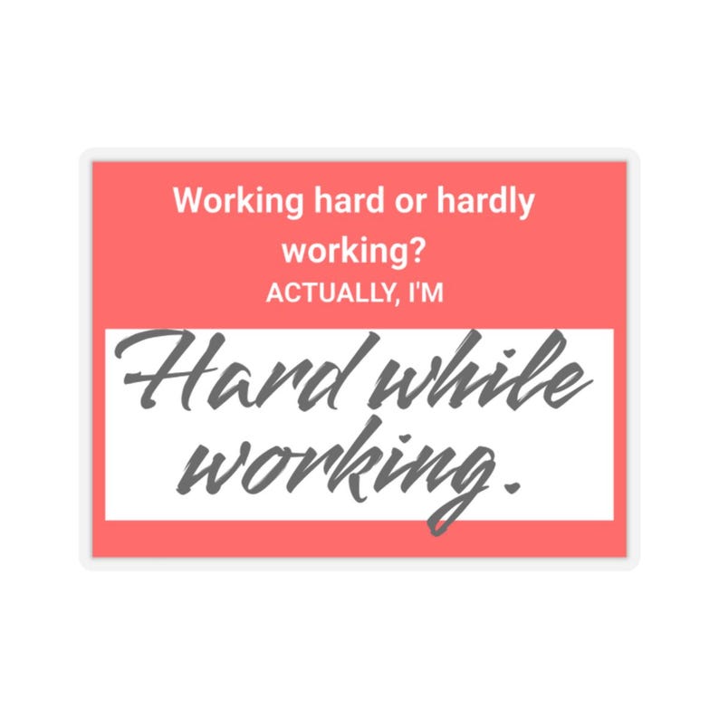Working Hard Hard Hat Sticker Funny Pipefitter Welder Electrician Union ...