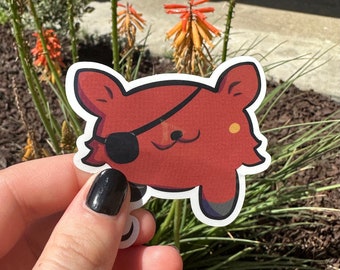 Five Nights at Freddy’s Foxy Vinyl Sticker Decal |FNAF| Original Art