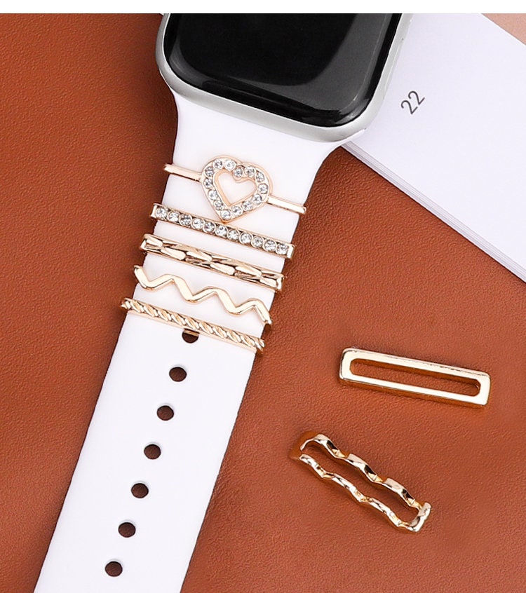 Michael Kors Logo Charm Blush Leather 38/40mm Apple Watch® Band