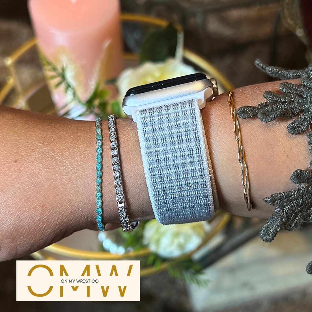 Elastic Braided Apple Watch Band Series 8/7/6/5/4/3/SE for Iwatch Band