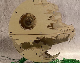 Death Star Layered Wall Art