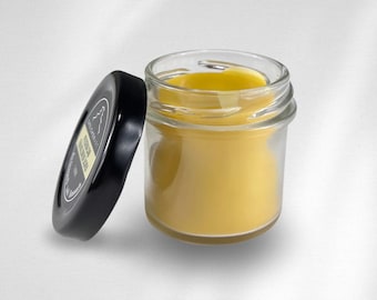 Balsamo biologico per la cura del legno, cera per superfici in legno, naturale, sicuro per gli alimenti, cera d'api e olio di semi di lino, rinfrescante, fatto in casa