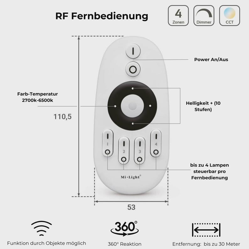Solid wood pendant light, slightly recessed, LED pendant light - Lyra, dimmable with memory function, solid wood, handcrafted, Smart Home image 5