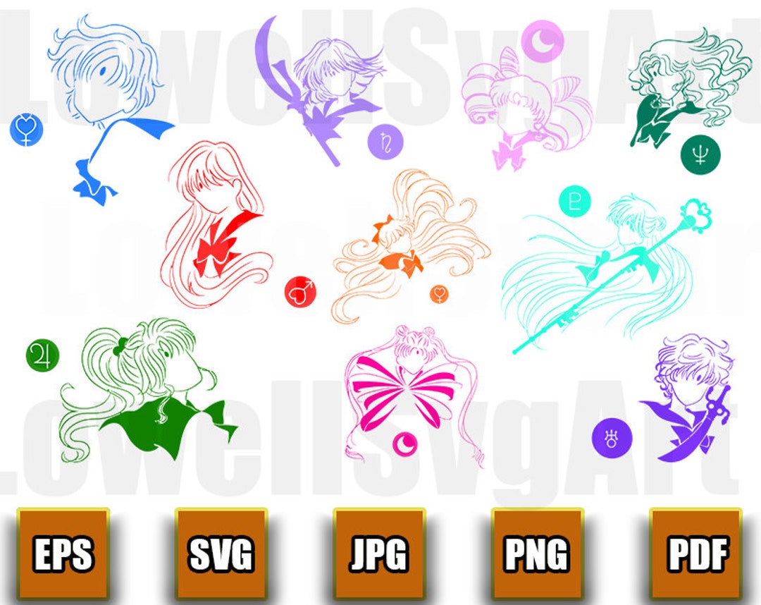Anime Svg Anime Vector Anime Cutfile Anime Clipart Anime - Etsy