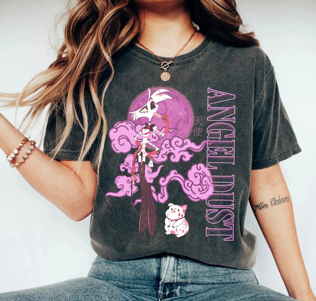 Angel Dust Merch Shirt, Hazbin Hotel Angel Dust Shirt, Angel Dust Unisex Tshirt , Characters