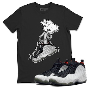 Cartoon Hands Unisex T-Shirts To Match Sneakers Air Foamposite One Jin