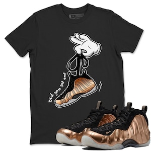 Cartoon Hands - Air Foamposite One Metallic Copper