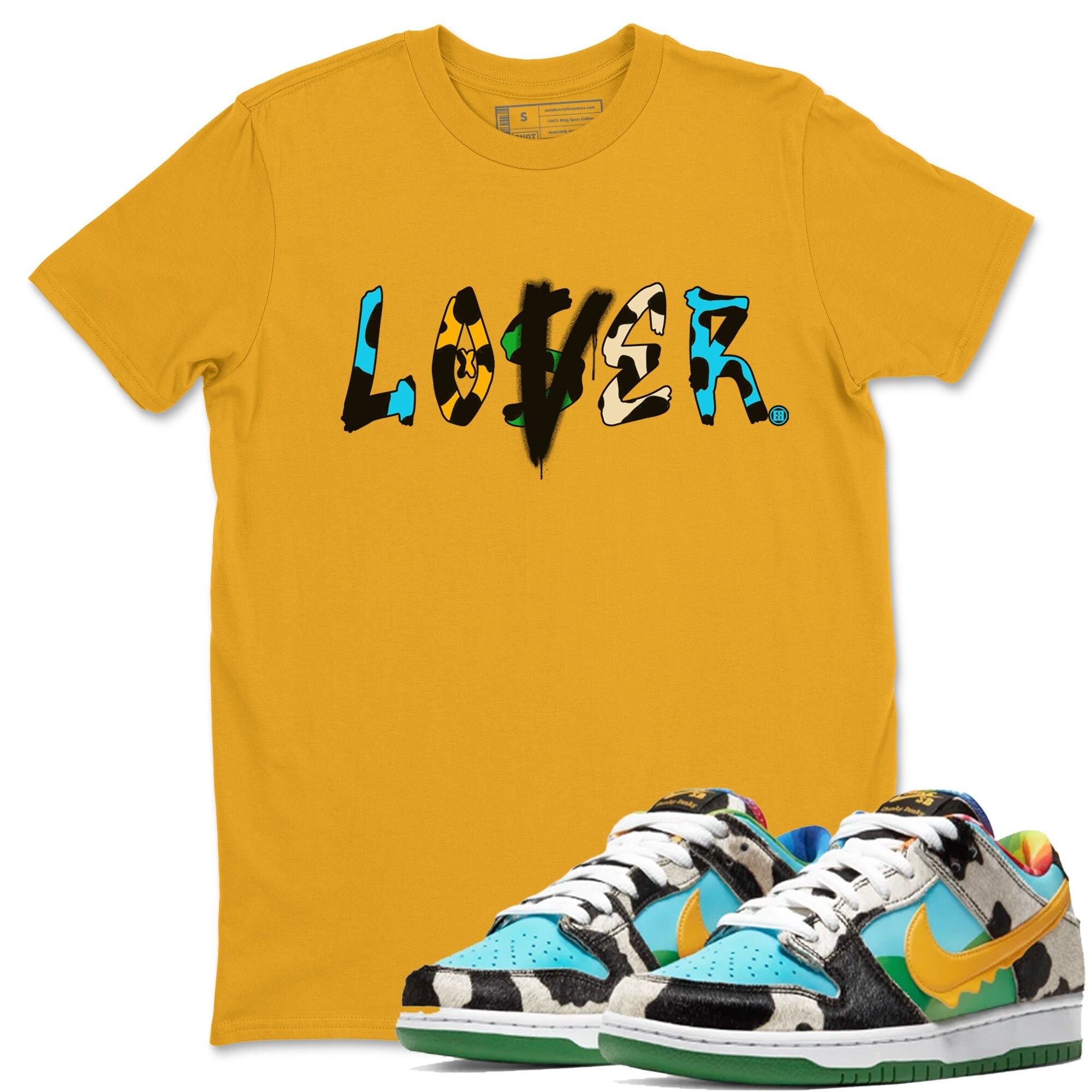 [LOW CLASSIC] ★ LOVE SECRET T-SHIRT Vintage LOVE T-Shirt White Red Letters LOVE and Heart Image