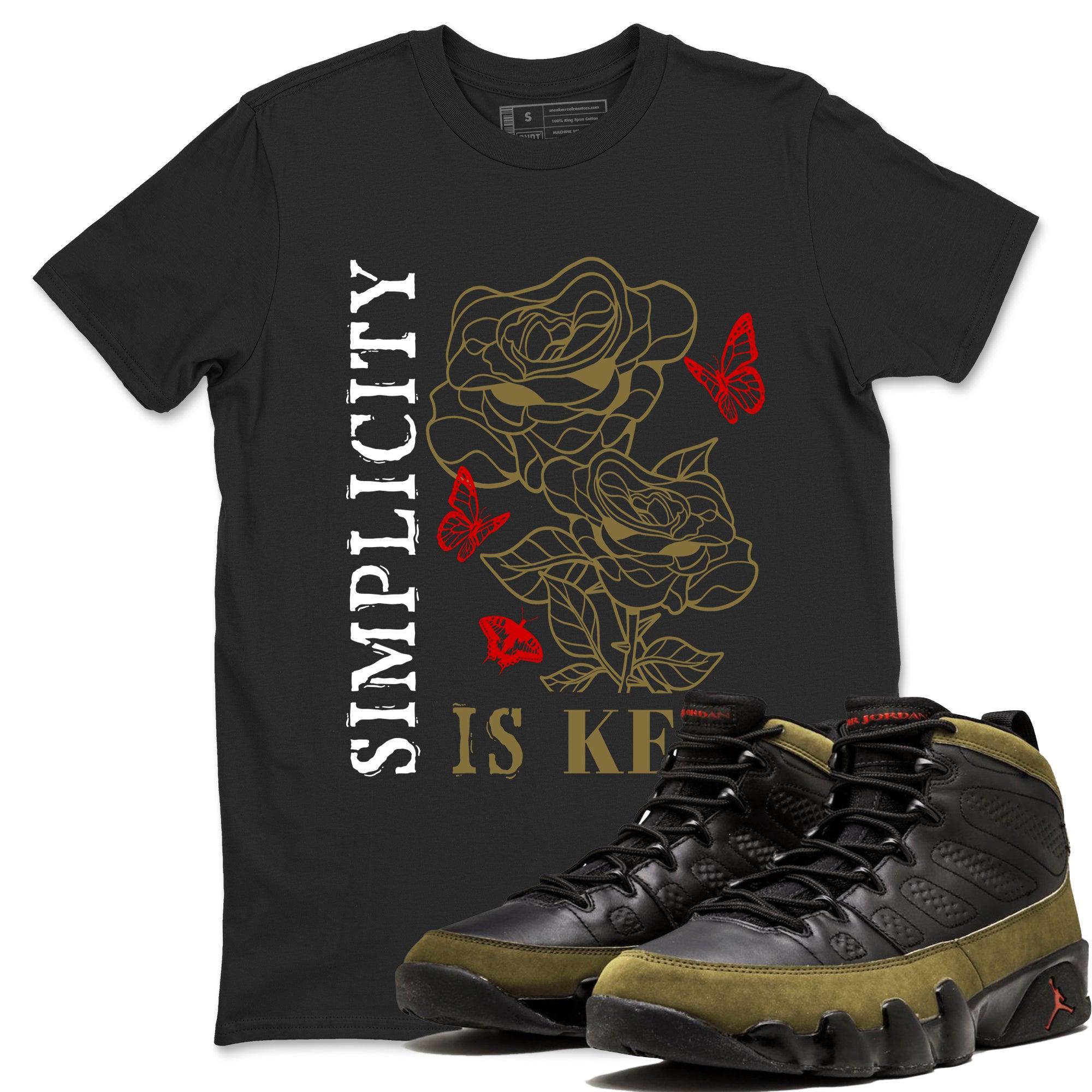 Simplicity Is Key Graphic T-Shirts To Match Sneakers 9s Olive