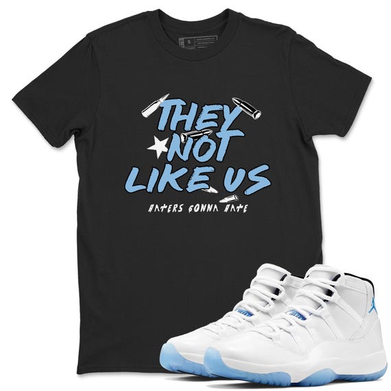 They Not Like Us Graphic T-shirt - Best T Shirts to Wear With Jordans 11s  Retro Legend Blue - Etsy Canada