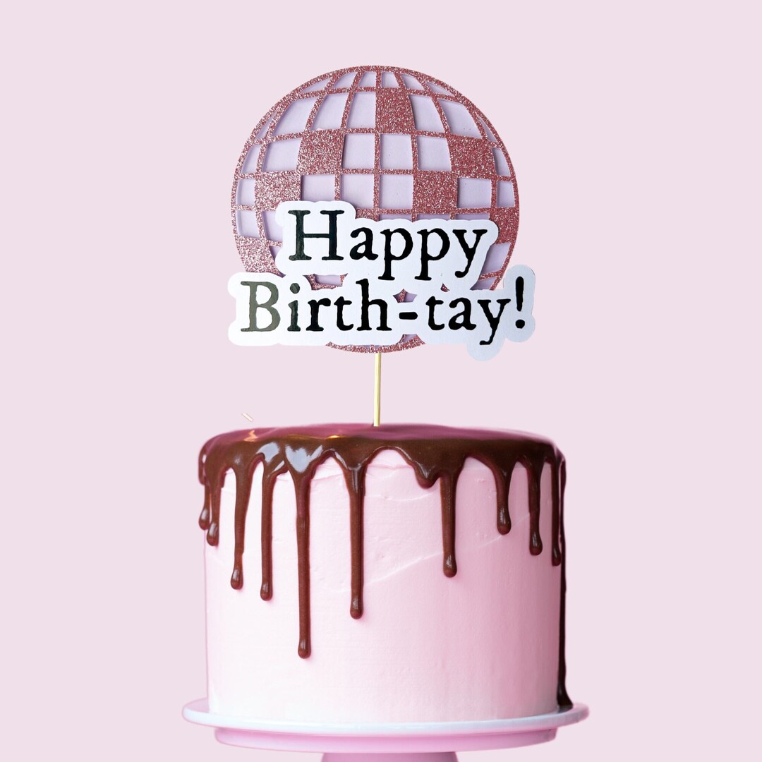 Taylor Cake Topper TS Birthday Party TS Party Decor Taylor Etsy