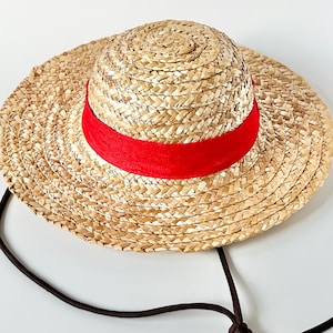 Monkey D Luffy Straw Hat One Piece Straw Hat Luffy Cosplay Hat - Etsy ...