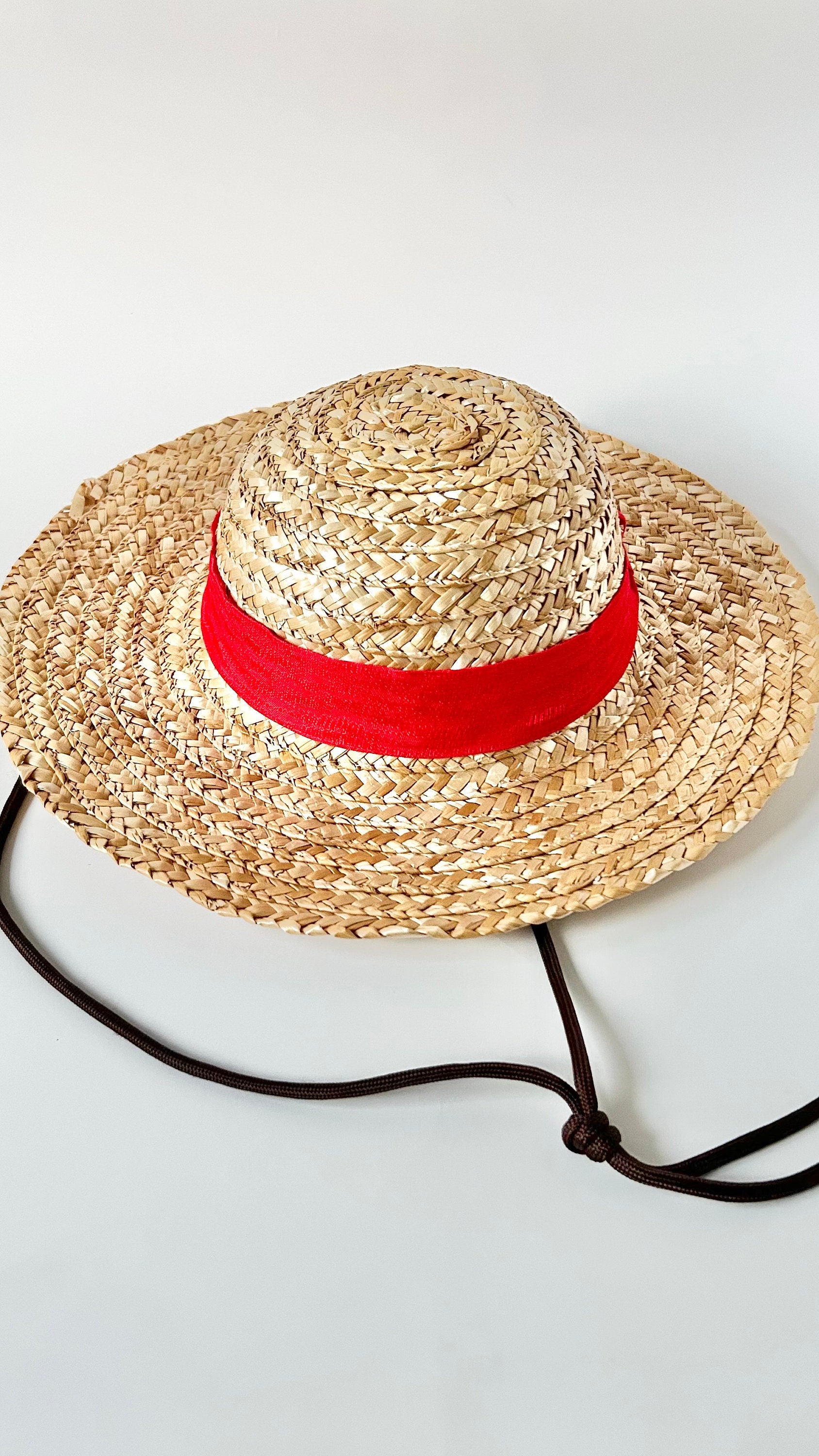 Monkey D Luffy Straw Hat One Piece Straw Hat Luffy Cosplay Hat Etsy