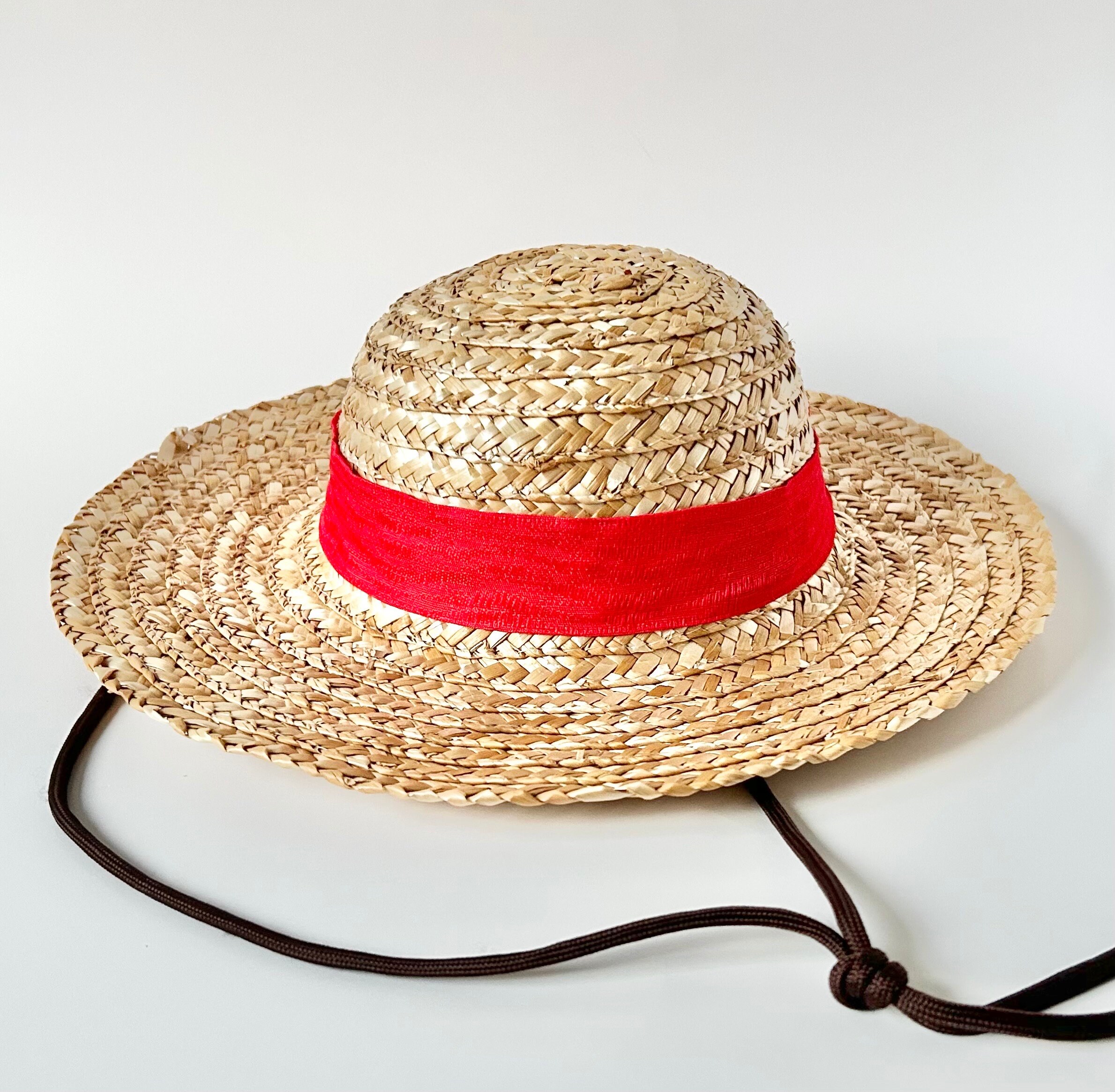 Monkey D Luffy Straw Hat One Piece Straw Hat Luffy Cosplay Hat Etsy