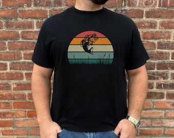 T-shirt de pêche au bar