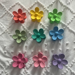 flower claw clips