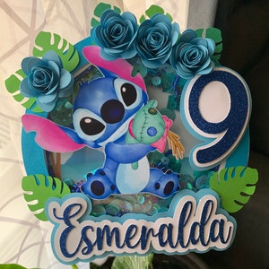 Stitch Shaker Cake Topper