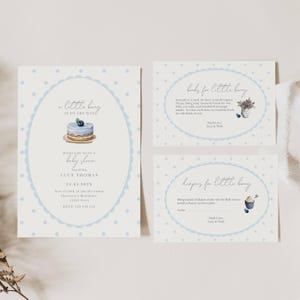 Blueberry Baby Shower Invitation, Berry Sweet Baby Shower Invitation, A Sweet Little Berry Baby Shower Invite, Baby Shower Blueberry, FR01
