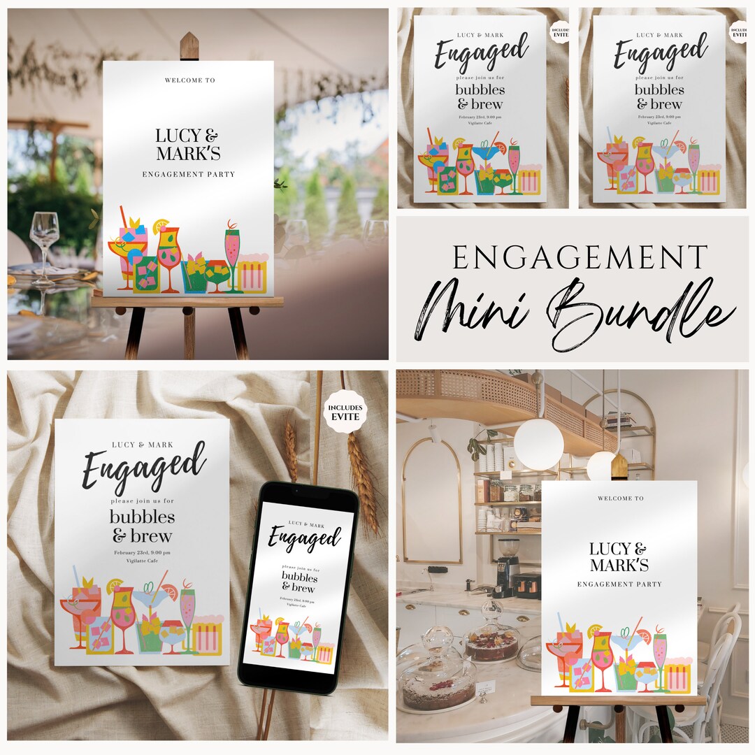 Bubbles and Brew Couples Shower Invitations Bubbles and Brews Couples