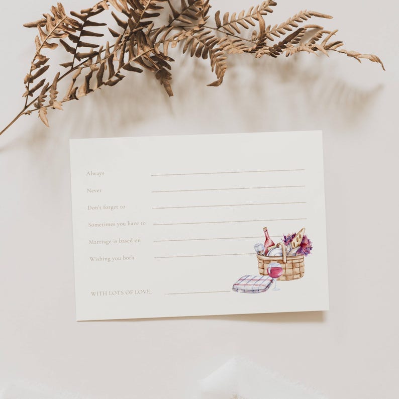 She's Off The Market Bridal Shower Recipe Card, Off The Market Bridal Shower Recipe, Fresh Off The Market Bridal Shower Recipe Card
