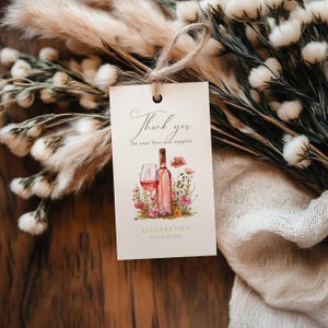 Vino Before Vows Bridal Shower Invitation: Wine Theme (Editable Template), Floral, Bundle