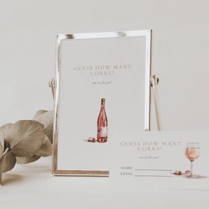 Vino Before Vows Bridal Shower Invitation: Wine Theme (Editable Template), Floral, Bundle