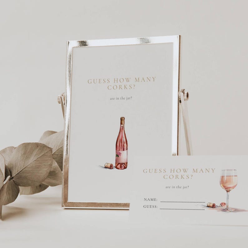 Vino Before Vows Bridal Shower Invitation: Wine Theme (Editable Template), Floral, Bundle