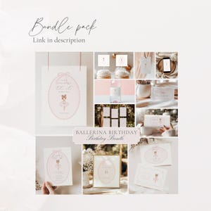 Tutu Cute 2nd Birthday Invitation, Tutu Cute Birthday Invitation, Pink Ballerina Invite, Ballet Pink Birthday Invitation, Pink Tutu Birthday Invitation Template, Ballerina Birthday with Bow Invitation Template