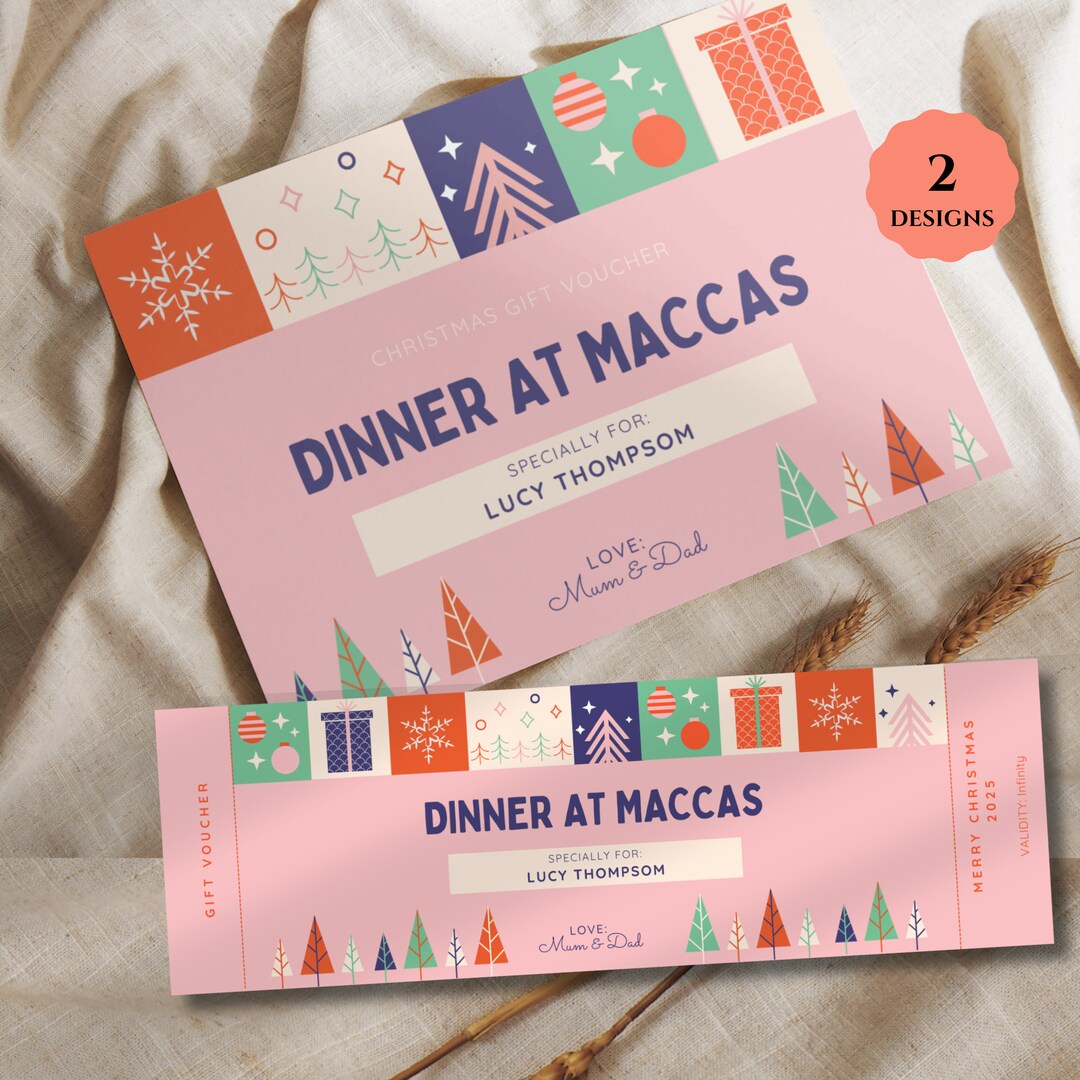 Editable Christmas Coupon for Kids Christmas Coupon Book Etsy