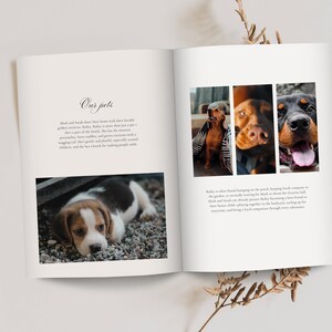 Adoption Profile Book Template Canva, Adoption Book Template, Parent ...