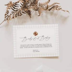 Can Bearly Wait Baby Shower Simple Invitation, Teddy Bear Baby Shower Invitation, We Can Bearly Wait Baby Shower Gender Neutral Invitation Template