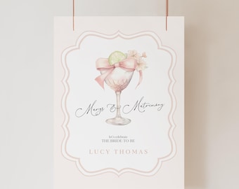 Margs and Matrimony Welcome Sign, Margs and Matrimony Bridal Shower Party, Margs And Matrimony Bachelorette Party, Bach Weekend Sign, MM01