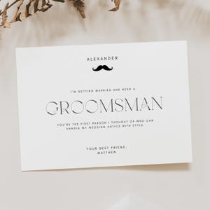 Téléchargement numérique Serez-vous mon garçon d'honneur, carte de mariage de garçons d'honneur, carte de proposition de garçons d'honneur, seras-tu mon meilleur homme, modèle d'homme d'honneur, GM02