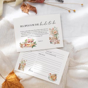 Buchthema Brautdusche einladen, ein neues Kapitel beginnt Brautdusche einlädt, ein neues Kapitel beginnt Brautdusche, Rezept-Karte Braut, TP01
